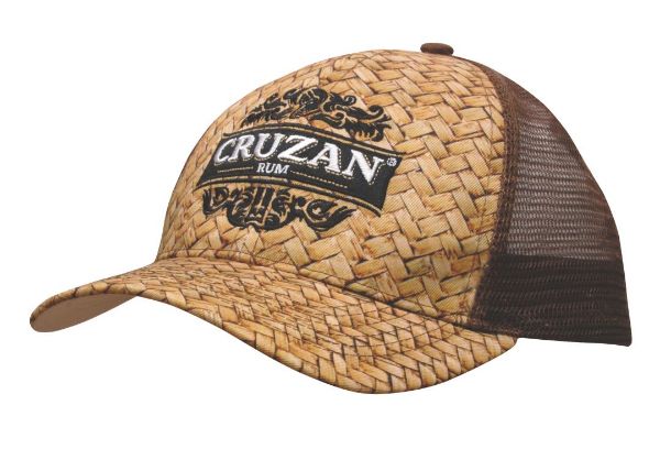 Picture of HSZ CANE PRINT WITH MESH BACK CAP